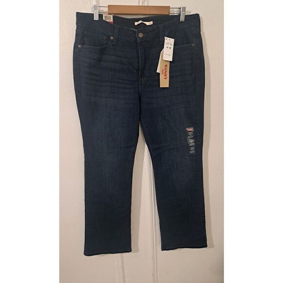 Levi's Other - Levi's RELAXED 415 BOOTCUT womens size 18 blue denim jeans pants stretch